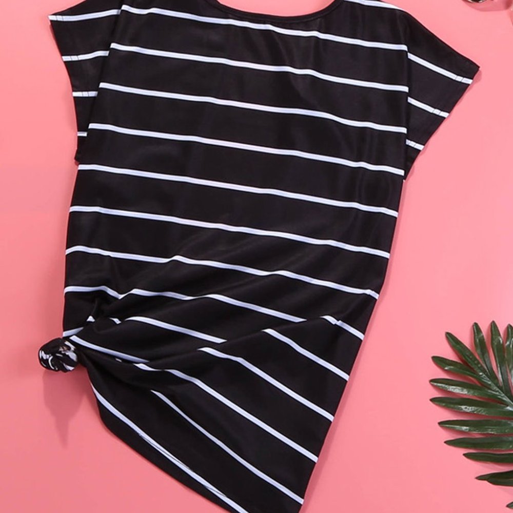Leopard Open Back Tee - Picture 3 of 11
